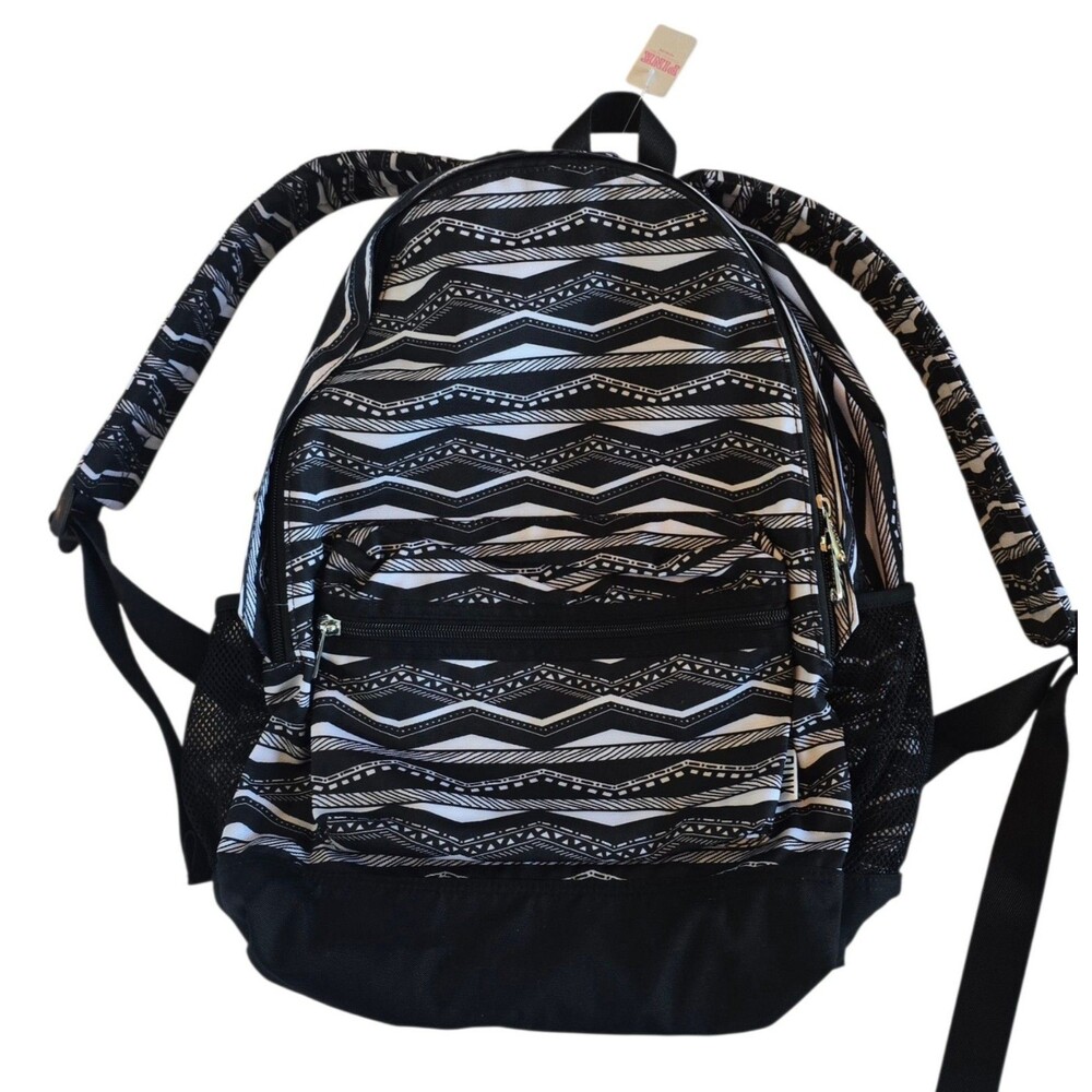 VICTORIA’S SECRET LOVE PINK Y2K School bag BACKPACK AZTEC CAMPUS BOOK BAG NWT
